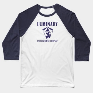 luminary entertainment company logo purple Baseball T-Shirt